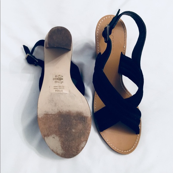 [J. Crew] Black Heels 8 - Picture 3 of 7